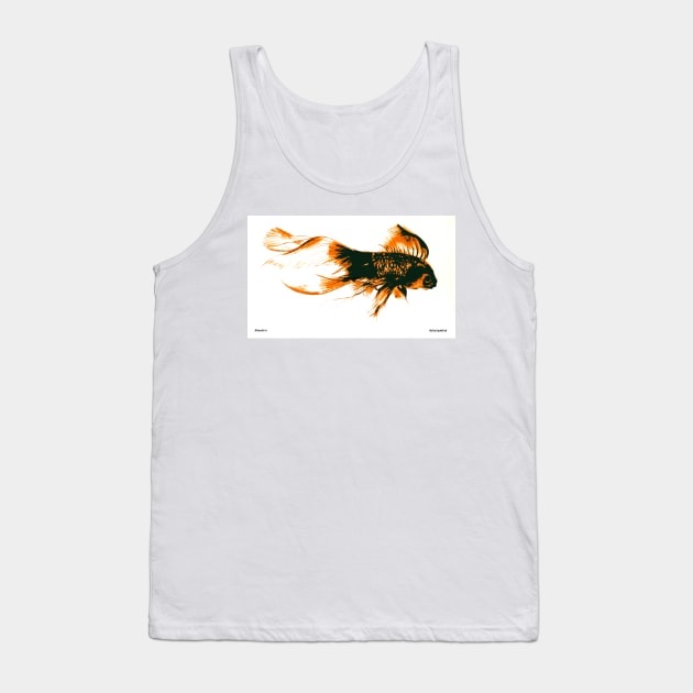 Veil - tailed Goldfish Tank Top by AllansArts